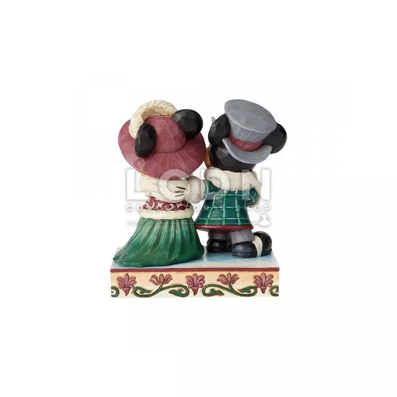Disney Mickey &amp; Minnie Statue Elegant Excursion 16cm