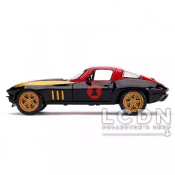 Marvel Avengers 1966 Chevrolet Corvette avec figurine de Black Widow 1/24 31749 Jada Toys