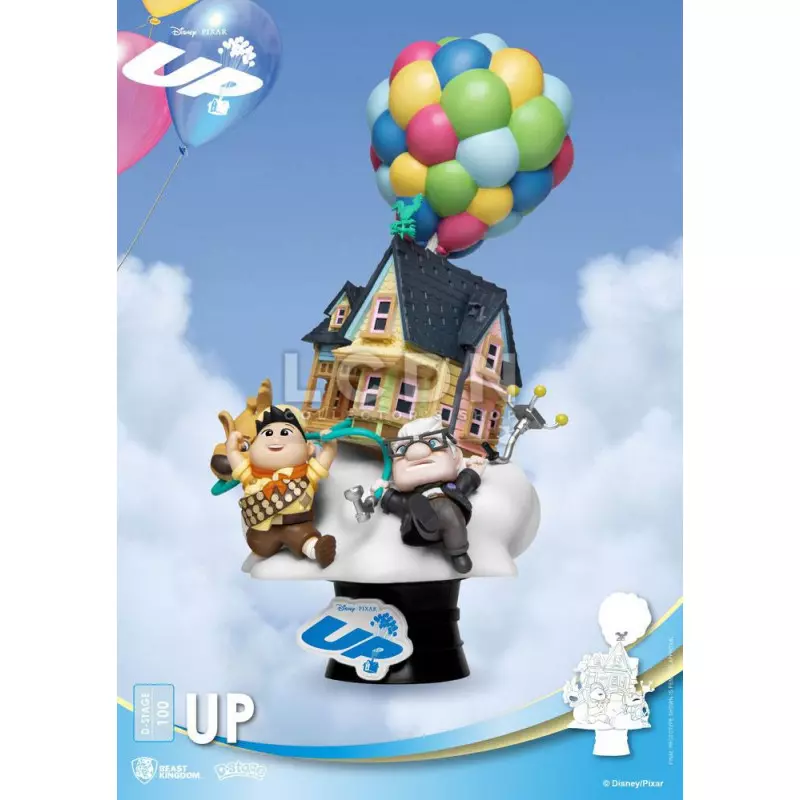 Disney Diorama PVC D-Stage Là Haut 15cm