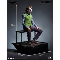Batman The Dark Knight Statue 1/3 Heath Ledger Joker Special Edition Rooted Hair 52cm number 207