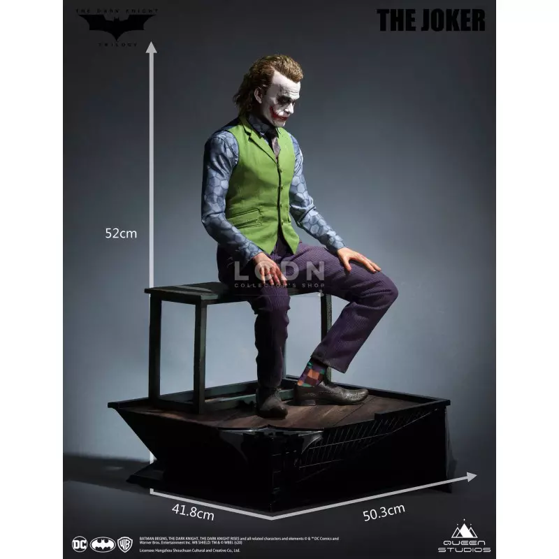 Batman The Dark Knight Statue 1/3 Heath Ledger Joker Special Edition Rooted Hair 52cm number 207