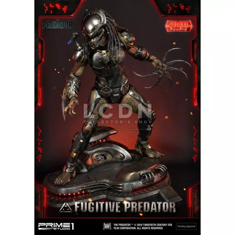 The Predator Statue 1 4 Fugitive Predator Deluxe Ver. 75 cm