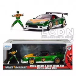 Power Rangers 2002 Honda NSX with Diecast Green Ranger Figure 31909 1/24