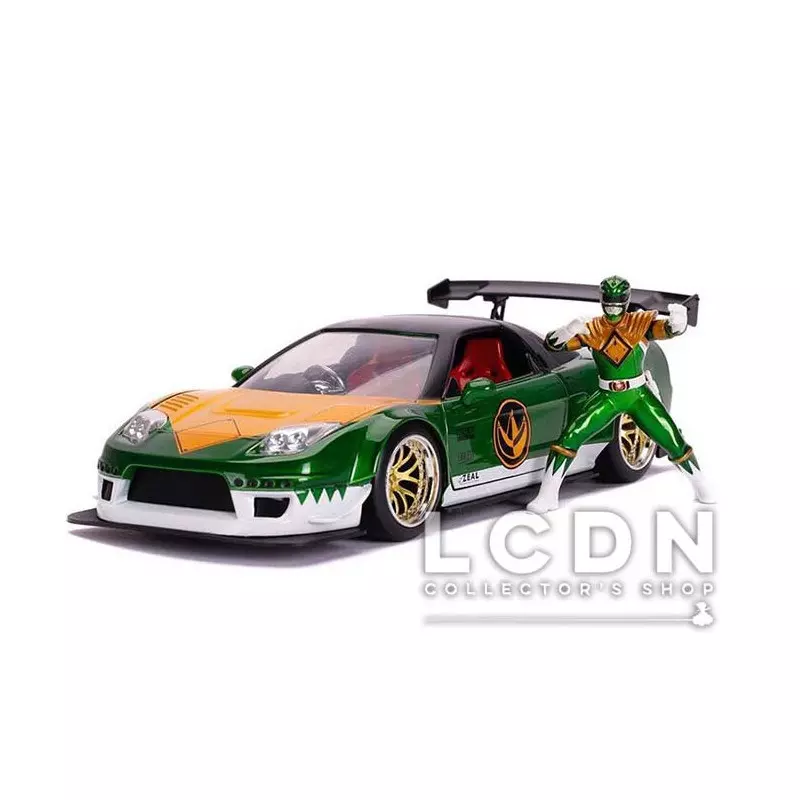 Power Rangers 2002 Honda NSX with Diecast Green Ranger Figure 31909 1/24