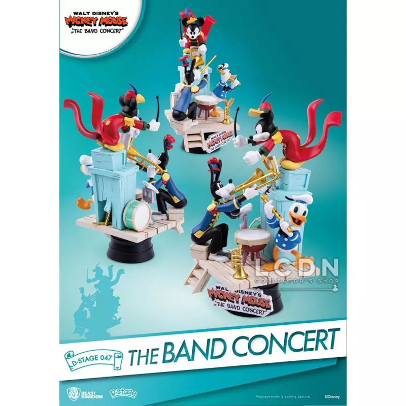 Disney Mickey Mouse D-Stage PVC Diorama The Band Concert 15 cm