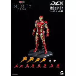 Avengers Infinity Saga DLX Iron Man Mark 43 Threezero 3Z0247 Diecast Action Figurine 1/12 16.5cm