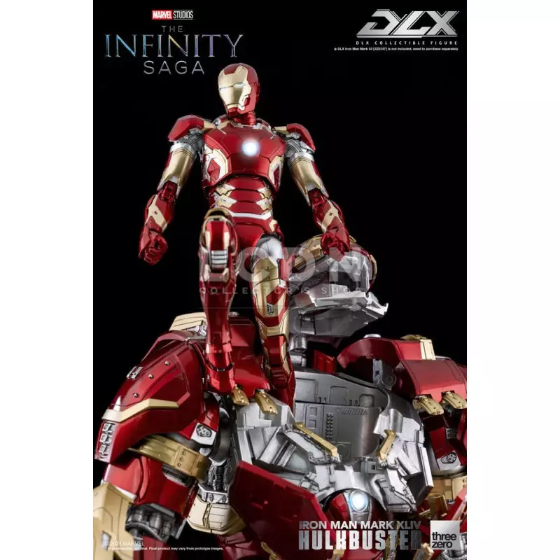 Avengers Infinity Saga DLX Iron Man Mark 43 Threezero 3Z0247 Diecast Action Figurine 1/12 16.5cm