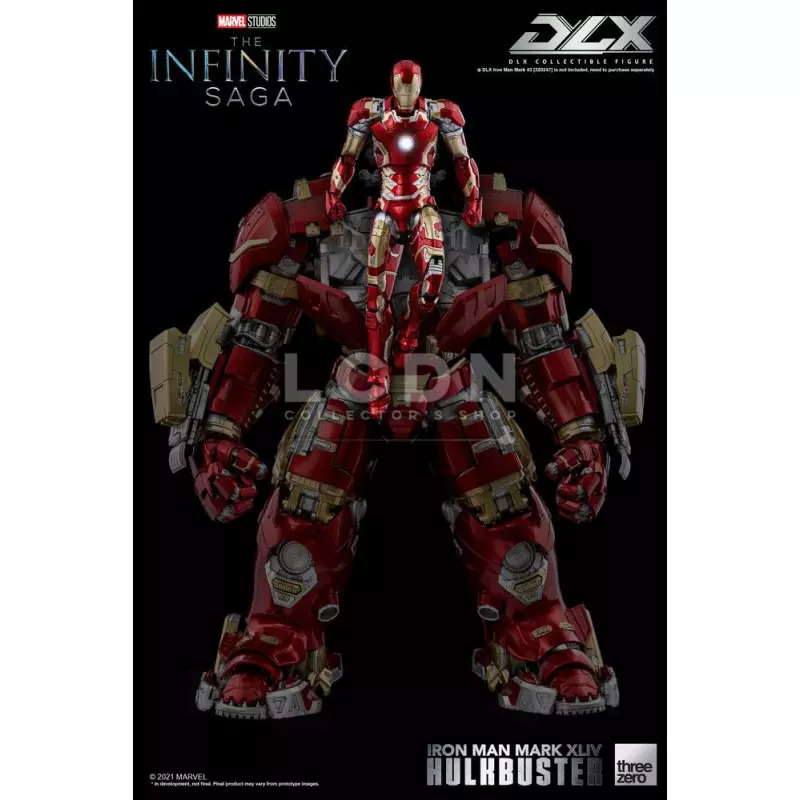 Avengers Infinity Saga DLX Iron Man Mark 43 Threezero 3Z0247 Diecast Action Figurine 1/12 16.5cm