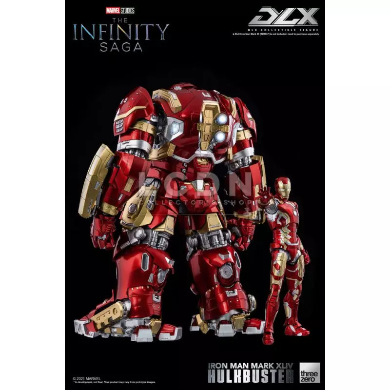 Avengers Infinity Saga DLX Iron Man Mark 43 Threezero 3Z0247 Diecast Action Figurine 1/12 16.5cm