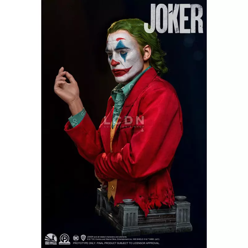 Joker Buste Taille Réelle 1/1 Arthur Fleck INFINITY STUDIO X PENGUIN TOYS 82cm