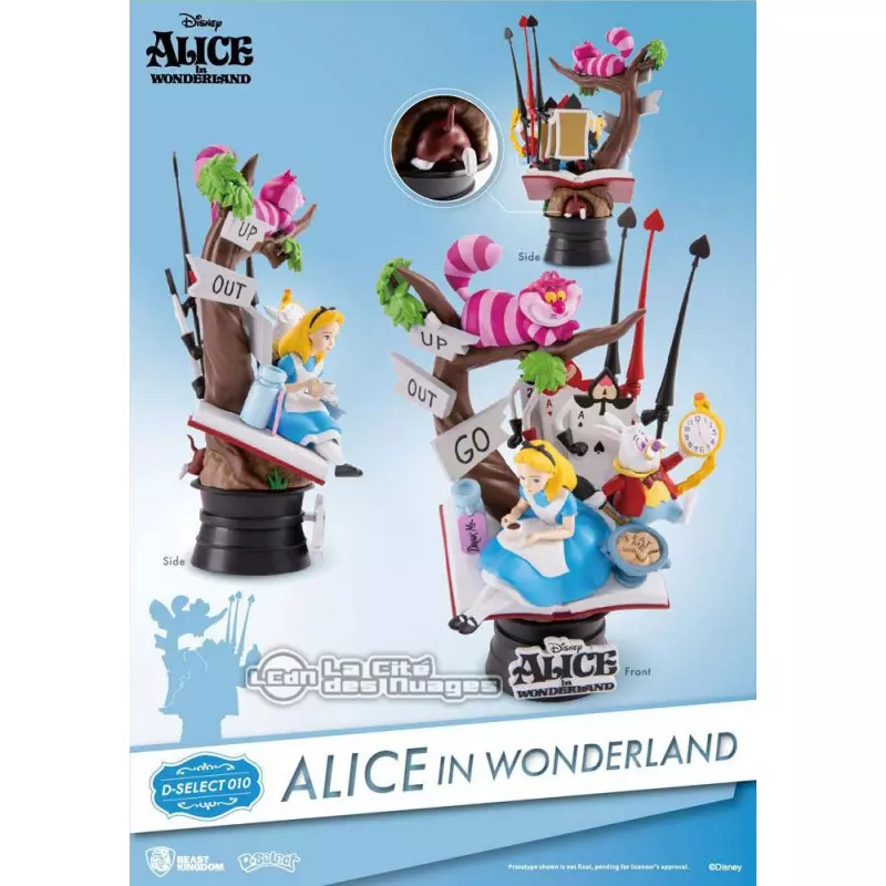 Alice au pays des merveilles diorama PVC D-Select 15 cm