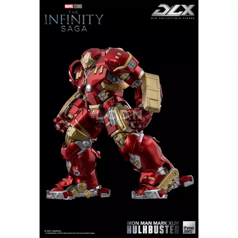 Avengers Infinity Saga Diecast Action Figure 1/12 DLX Iron Man Mark 44 Hulkbuster 30cm