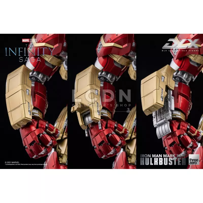 Avengers Infinity Saga Diecast Action Figure 1/12 DLX Iron Man Mark 44 Hulkbuster 30cm