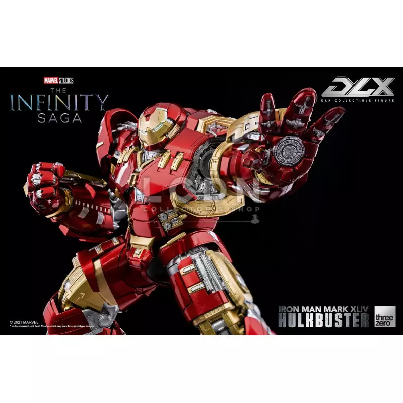 Avengers Infinity Saga Diecast Action Figure 1/12 DLX Iron Man Mark 44 Hulkbuster 30cm