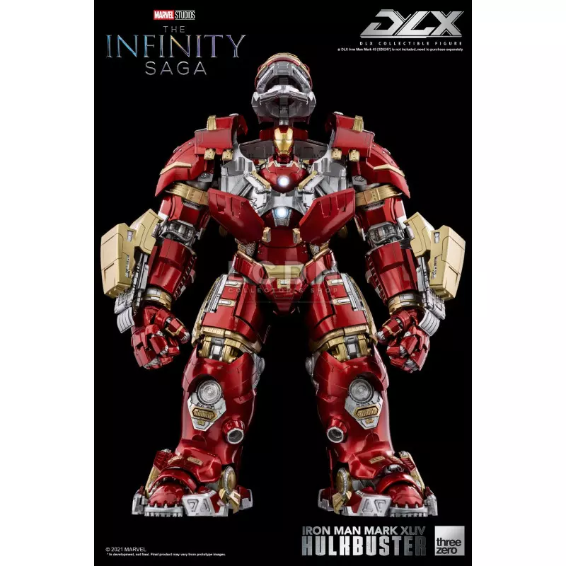 Avengers Infinity Saga Diecast Action Figure 1/12 DLX Iron Man Mark 44 Hulkbuster 30cm