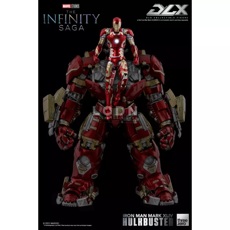 Avengers Infinity Saga Diecast Action Figure 1/12 DLX Iron Man Mark 44 Hulkbuster 30cm