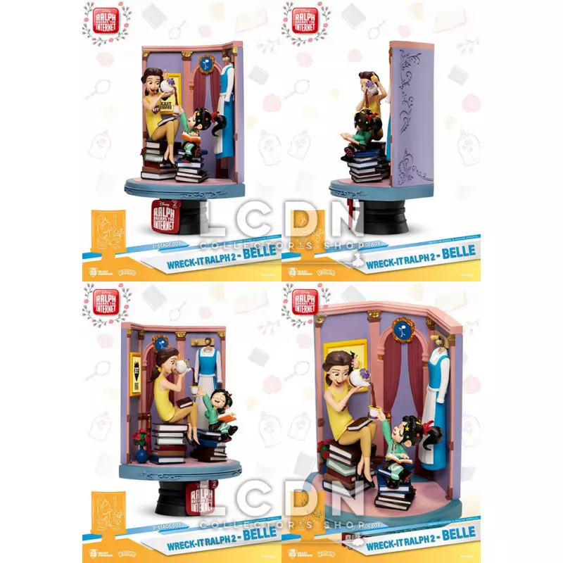 Ralph 2.0 diorama PVC D-Stage Belle &amp; Vanellope 15 cm