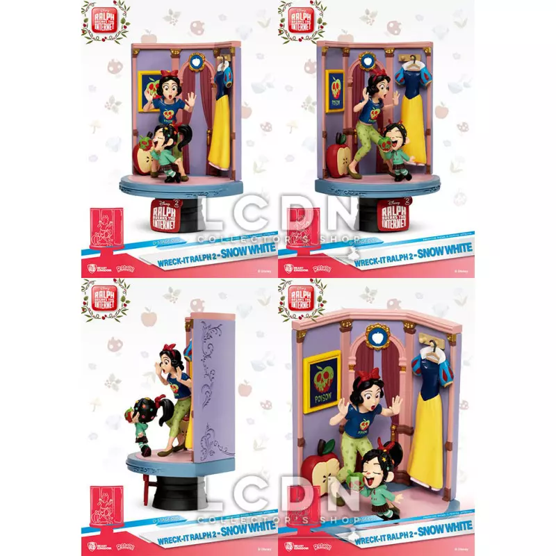Ralph Breaks the Internet D-Stage PVC Diorama Snow White &amp; Vanellope 15 cm