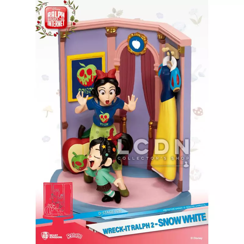 Ralph Breaks the Internet D-Stage PVC Diorama Snow White &amp; Vanellope 15 cm