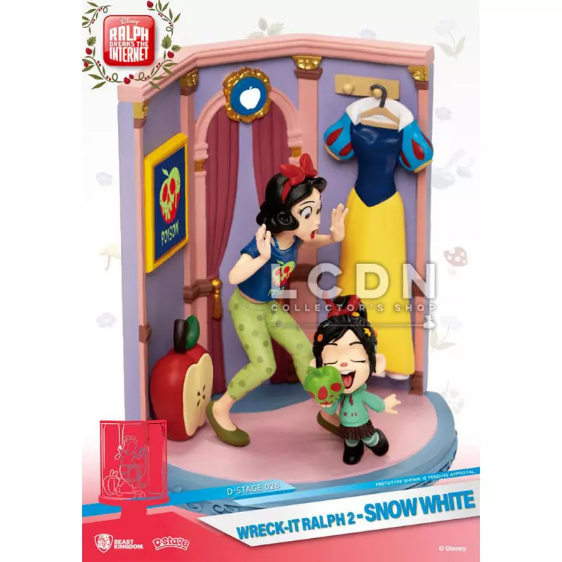 Ralph Breaks the Internet D-Stage PVC Diorama Snow White &amp; Vanellope 15 cm