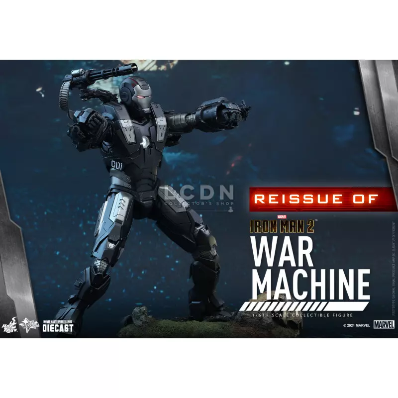 Hot Toys MMS331D13 Iron Man 2 Action Figurine 1/6 War Machine Diecast Collectible Figurine 32cm *Réédition*