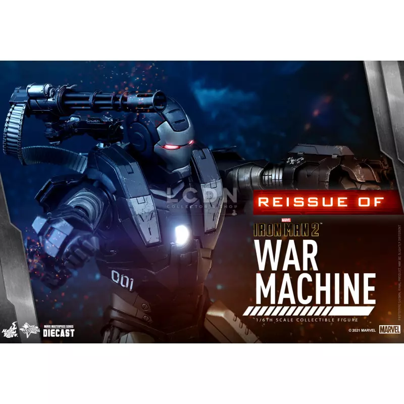 Hot Toys MMS331D13 Iron Man 2 Action Figurine 1/6 War Machine Diecast Collectible Figurine 32cm *Réédition*