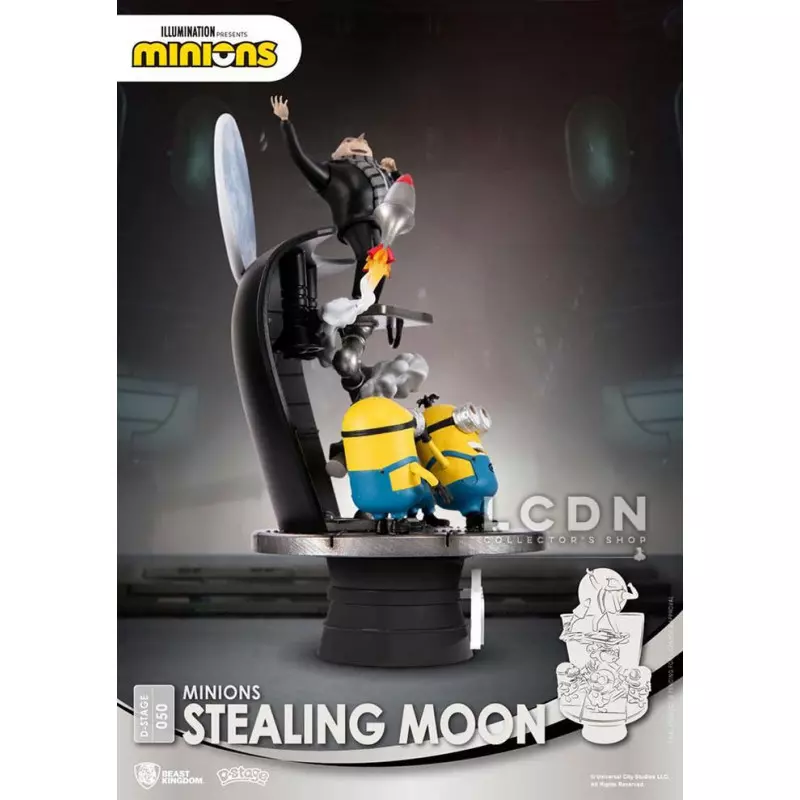 Minions D-Stage PVC Diorama Voler la Lune ( Stealing Moon ) 15 cm