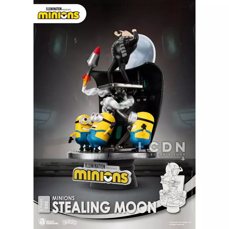 Minions D-Stage PVC Diorama Voler la Lune ( Stealing Moon ) 15 cm