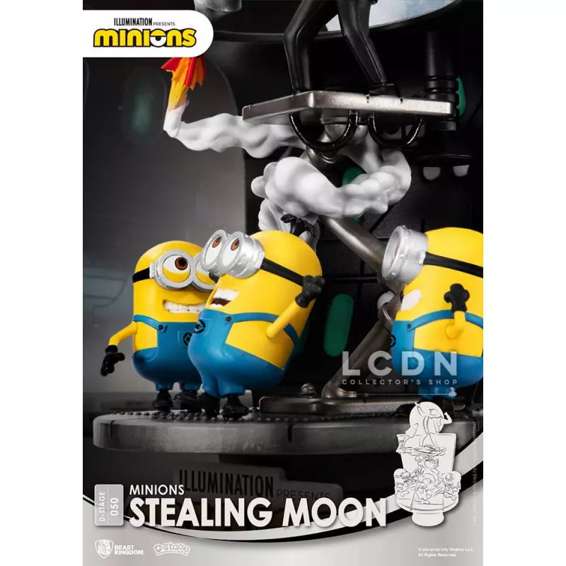 Minions D-Stage PVC Diorama Voler la Lune ( Stealing Moon ) 15 cm