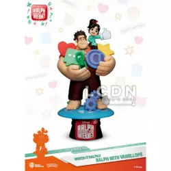 Les Mondes de Ralph 2 ( Ralph Breaks the Internet ) Diorama PVC D-Stage Ralph & Vanellope 16cm