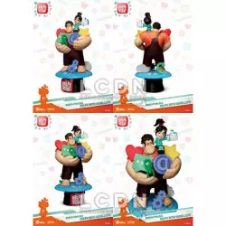 Les Mondes de Ralph 2 ( Ralph Breaks the Internet ) Diorama PVC D-Stage Ralph & Vanellope 16cm