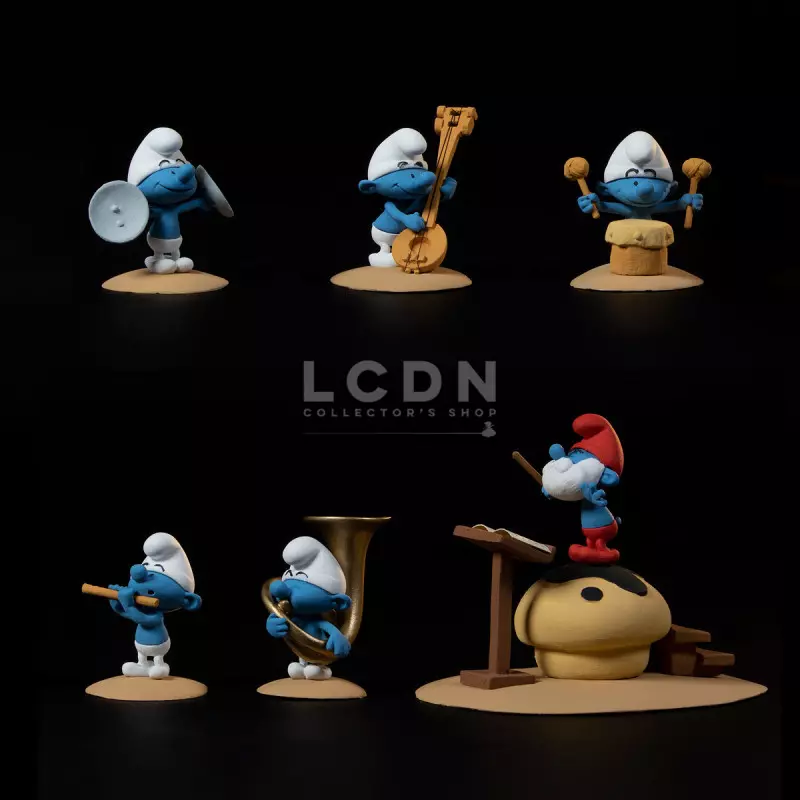 Les Schtroumpfs Statue L&#039;orchestre des Schtroumpfs Partie 1