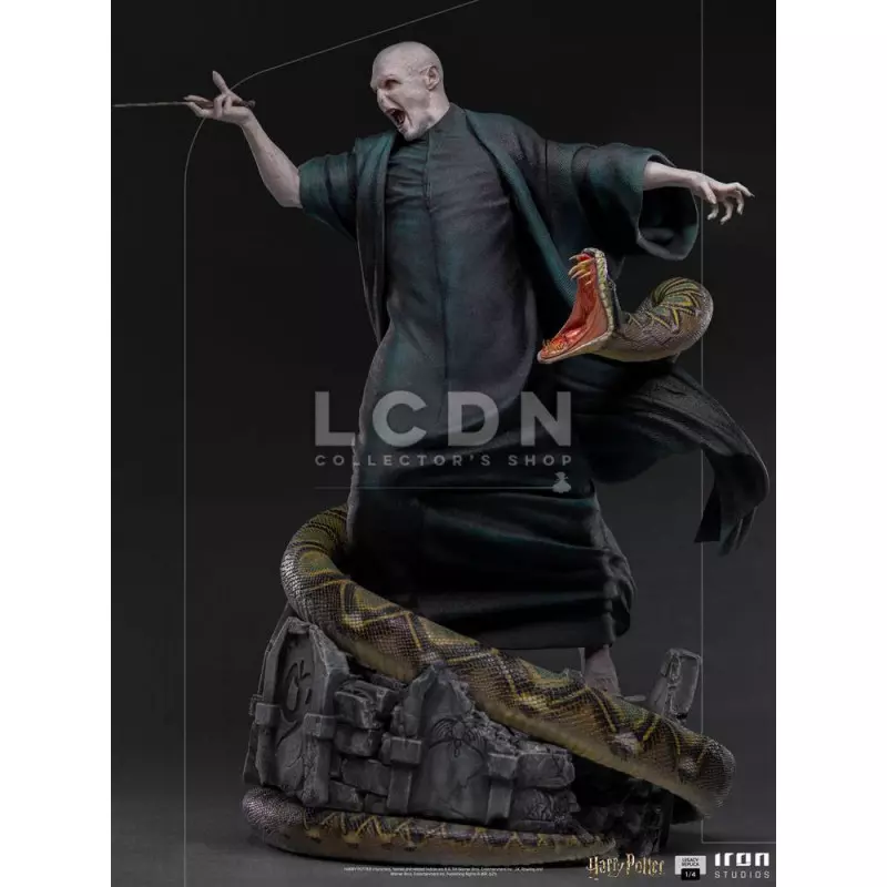 Harry Potter Statue 1/4 Voldemort &amp; Nagini Legacy Replica 58cm