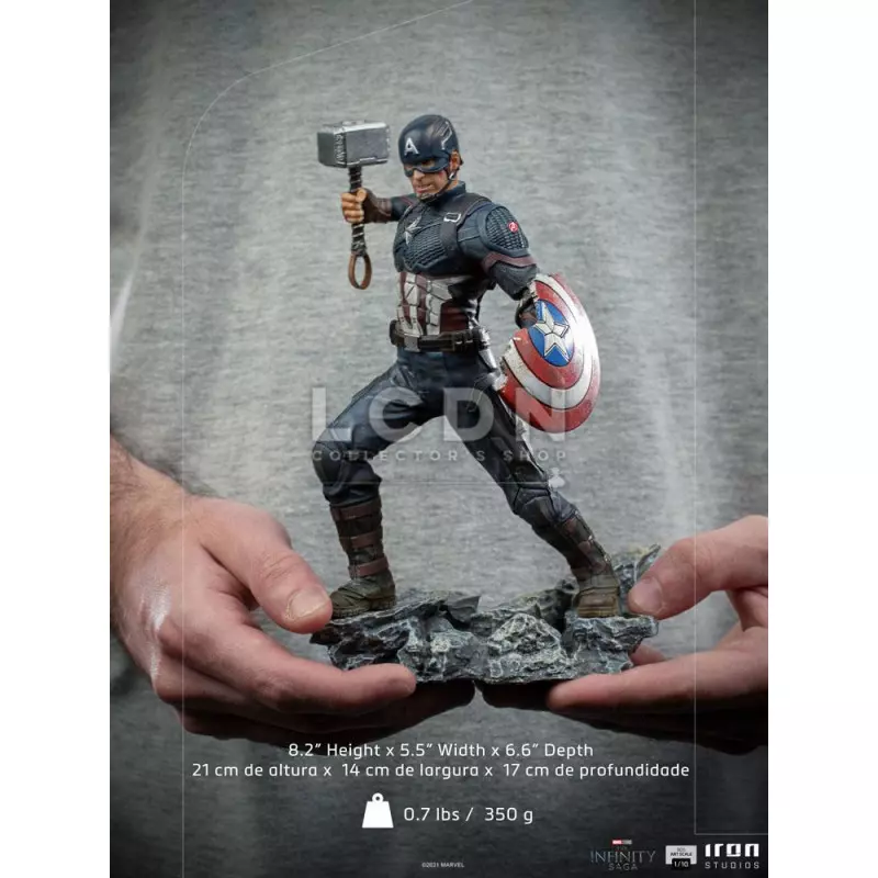 The Infinity Saga Statue 1/10 BDS Art Scale Captain America Ultimate 21cm