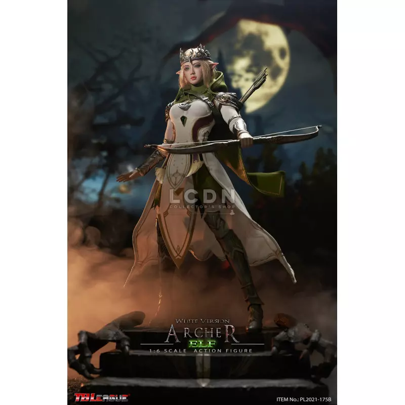 Elf Archer Action Figure 1/6 White Ver. TBLeague PL2021-175B
