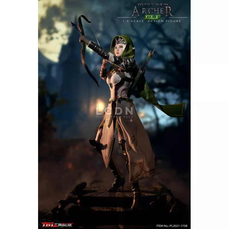 Elf Archer Action Figure 1/6 White Ver. TBLeague PL2021-175B