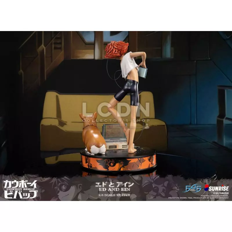 Cowboy Bebop Statue 1/4 Ed &amp; Ein 44cm