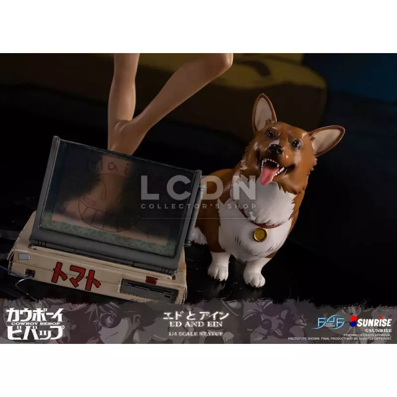 Cowboy Bebop Statue 1/4 Ed &amp; Ein 44cm