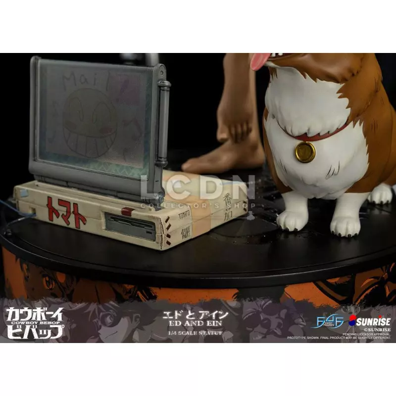 Cowboy Bebop Statue 1/4 Ed &amp; Ein 44cm