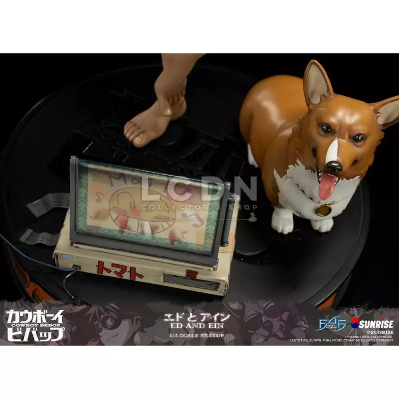 Cowboy Bebop Statue 1/4 Ed &amp; Ein 44cm