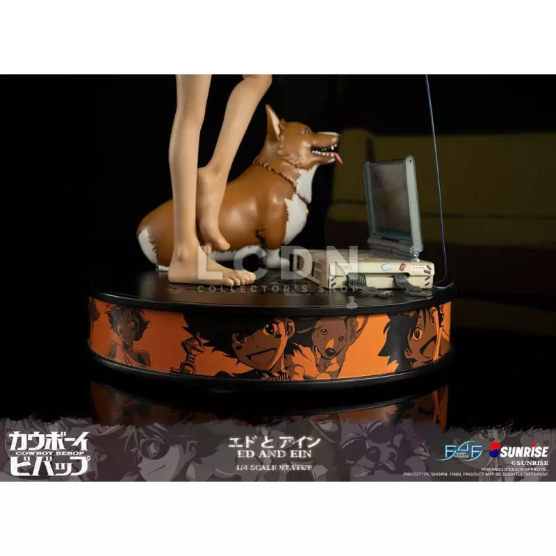 Cowboy Bebop Statue 1/4 Ed &amp; Ein 44cm