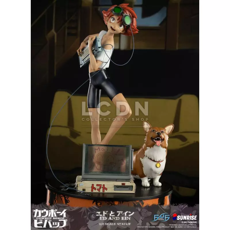 Cowboy Bebop Statue 1/4 Ed &amp; Ein 44cm