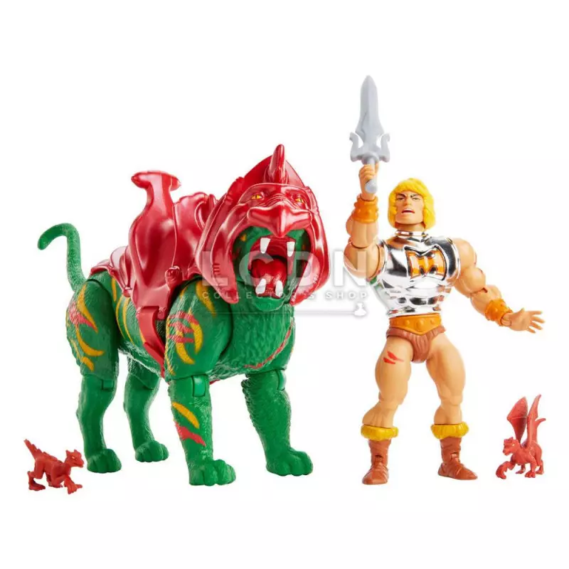Masters of the Universe (MOTU) Origins 2021 Pack of 2 Action Figures Battlefield Warriors 14cm