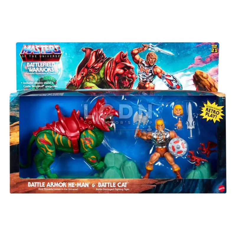 Masters of the Universe (MOTU) Origins 2021 Pack of 2 Action Figures Battlefield Warriors 14cm