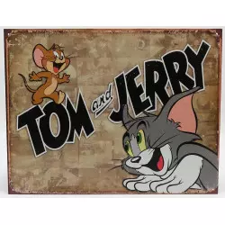 Tom & Jerry Plaque Poster...