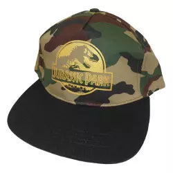 Jurassic Park Curved Bill Cap Gold Camo Logo