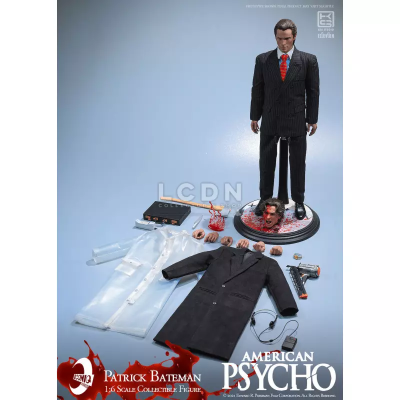 American Psycho Patrick Bateman ( Christian Bale ) Collectible Action Figure IQSS-01 1/6