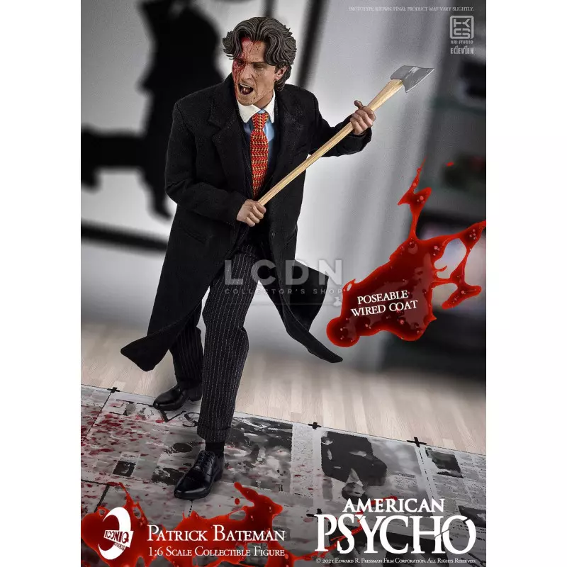 American Psycho Patrick Bateman ( Christian Bale ) Collectible Action Figure IQSS-01 1/6