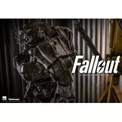 Fallout Action Figurine 1/6 T-60 Camouflage Power Armor M42 Fat Man Launcher with Mini Nuke 3Z0178 37cm
