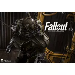 Fallout Action Figurine 1/6 T-60 Camouflage Power Armor M42 Fat Man Launcher with Mini Nuke 3Z0178 37cm